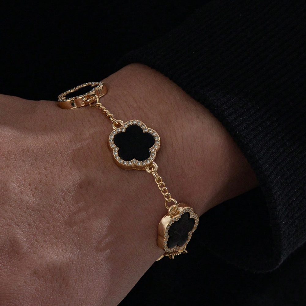 Coffret Chic – 5 Pièces Bijoux Fleur Chanceuse