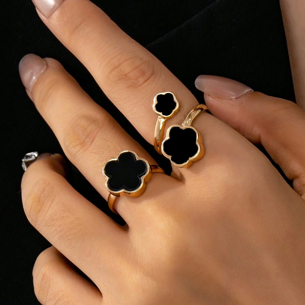 Coffret Chic – 5 Pièces Bijoux Fleur Chanceuse
