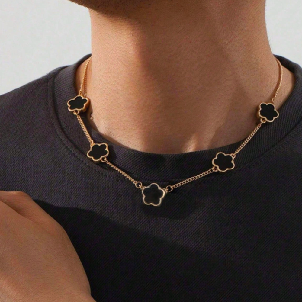Coffret Chic – 5 Pièces Bijoux Fleur Chanceuse